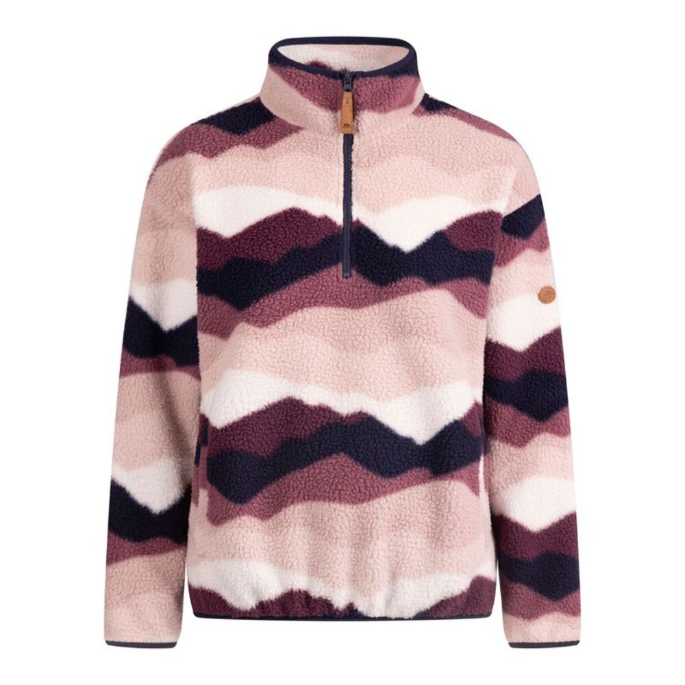 Trespass Womens/Ladies Ovie Mountain AT200 Half Zip Fleece Top / Pink/Purple/Whi